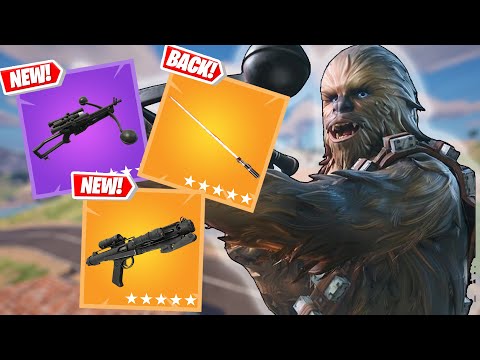 🔴*NEW* FORTNITE STAR WARS COLLAB LEAKED! (New Battle Pass, Mythic Weapons, & MORE!)