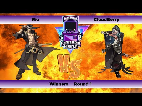Flynn's Arcade 058 Winners Round 1- Rio (Johnny) Vs CloudBerry (Raven) Guilty Gear Xrd Rev