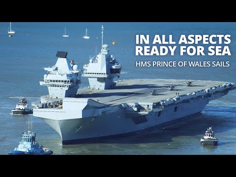 HMS Prince of Wales sails on exercise Steadfast Defender