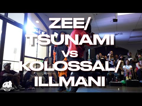 ZEE/TSUNAMI vs ILLMANI/KOLOSSAL | Top 8 | 2v2 All Styles Draw | United in Hip Hop | #SXSTV