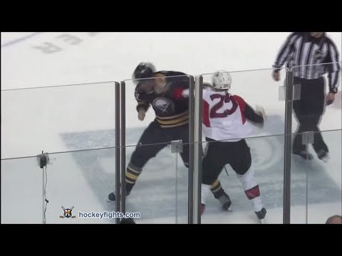 Chris Neil vs Robyn Regehr Mar 16, 2013