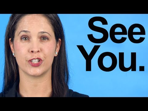How to Pronounce SEE YOU - American English