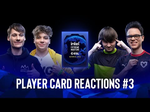IEM SC2 Katowice 2023 - Player Card Reactions #3 - Serral, Reynor, Neeb, HeRoMaRinE