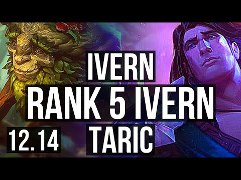IVERN vs TARIC (JNG) | Rank 5 Ivern, 6/2/17 | KR Master | 12.14