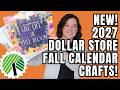 Dollar Store Fall Calendar Page Crafts - 6 NEW Crafts with 2027 Calendars!