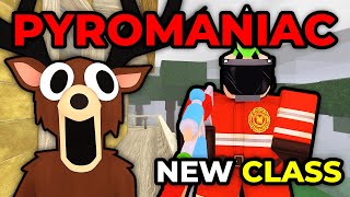 I SPEEDRAN With The NEW PYROMANIAC CLASS In 99 Nights In The Forest!