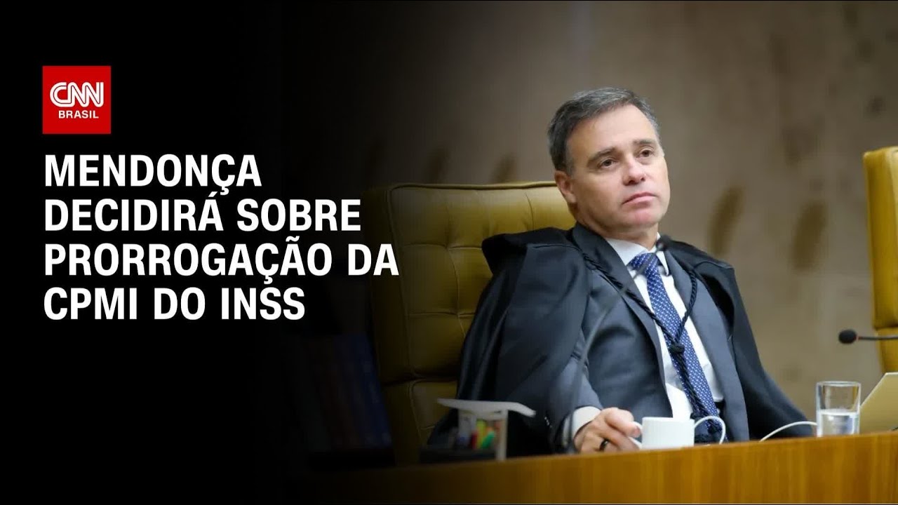 Mendonça vai relatar pedido de prorrogação da CPMI do INSS