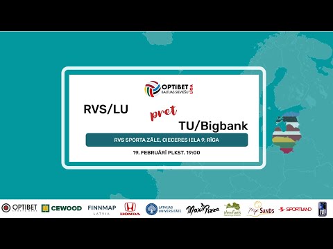 Optibet Baltijas līgas 1/4 fināls RVS/LU pret TU/Bigbank