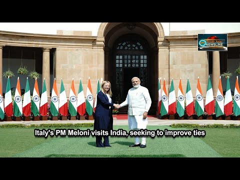 Italy's PM Meloni visits India, seeking to improve ties