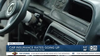 Car insurance rates going up