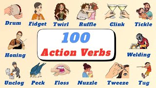 100+ Daily Action Verbs in English | Common Physical Actions Vocabulary with Examples