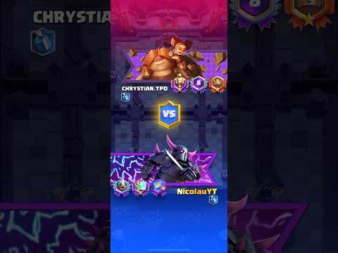 NicolauYT vs CHRYSTIAN.TPD in Clash Royale | Nicolau Backup