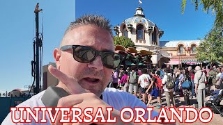Universal Orlando Holiday Crowds Starting To Get Busy! Plus Construction Update!