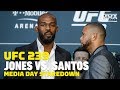 UFC 239: Jon Jones vs. Thiago Santos Media Day Staredown - MMA Fighting