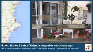 preview picture of video '4 dormitorios 3 baños Vivienda de pueblo se Vende en Potries, Valencia, Spain'