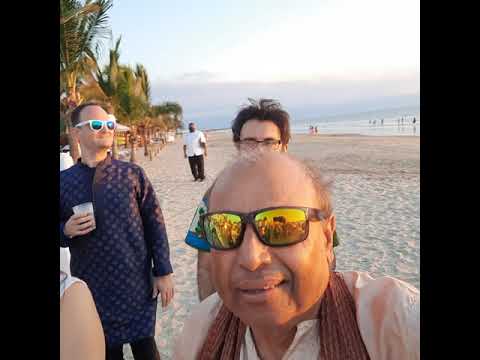 Yamini Kush Bidai on ATV on Beach