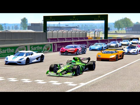 2021 Formula Rapide vs Hypercars 2019 - Le Mans