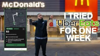 I Delivered Food for UberEats for a Week! | Worth it in 2024?