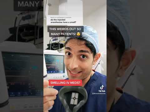 Can you SMELL IV Meds?!