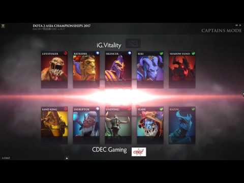 CDEC vs IG.Vitality Game 2 - DAC 2017
