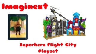 Imaginext Super Hero Flight City Daily Planet Playset! DC Super Friends Metropolis Playset Assembly!