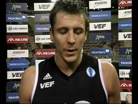 Sandis Valters pēc zaudējuma Nymburk