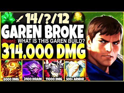I BROKE IMMORTAL GAREN SEASON 13 BUILD ~ 300.000+ TOTAL DAMAGE and the MOST OP 1v9 CARRY 🔥