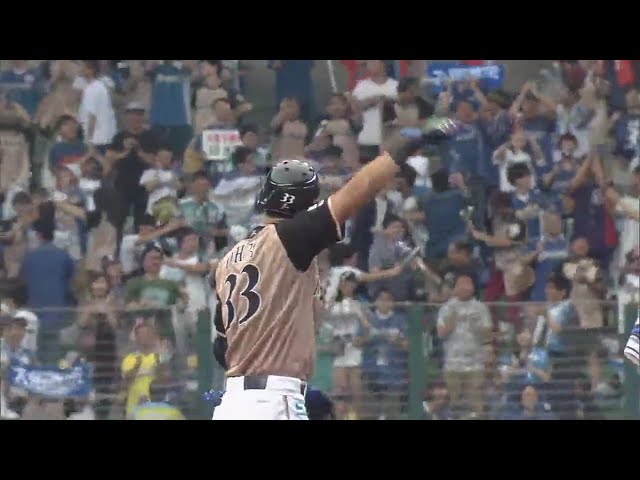 【2回表】カメラも追い付くのが精一杯!! ファイターズ・大田の鋭い2点タイムリー!!  2018/5/27 L-F