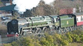 preview picture of video 'The 'CATHEDRAL'S EXPRESS' with No.70000 Britannia - 17/12/2012'