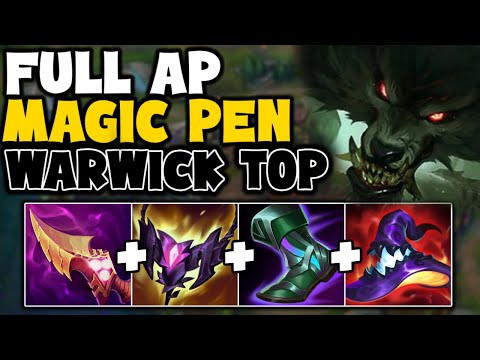 NEW ITEMS MADE FULL AP WARWICK CRAZY GOOD AGAIN! - League of Legends