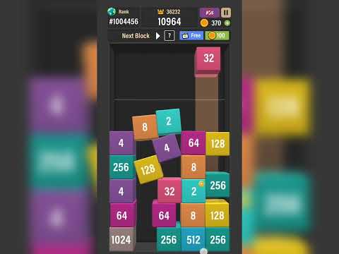 Part 4  Merge Number - Drop Block 3D | Android Gameplay #games #asmr #rikuyun