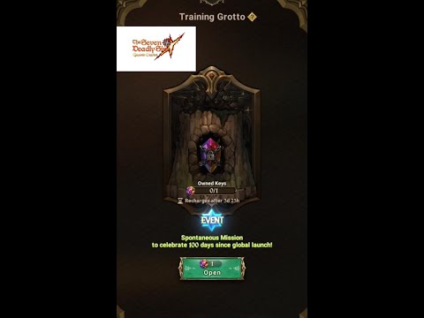 TRAINING CAVE/GROTTO PLAY THROUGH ALL LEVEL 3 FIGHTS - Seven Deadly Sins : Grand Cross