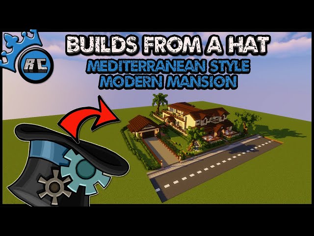 Mediterranean Style Modern Mansion Minecraft Map