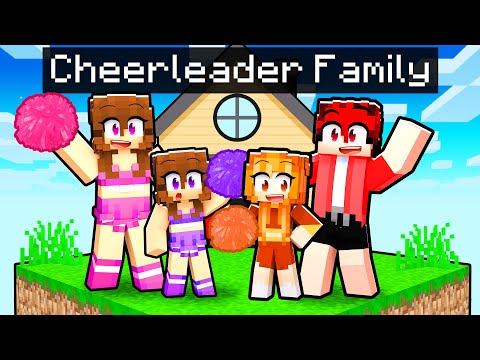 INSANE: Wally's Minecraft Cheerleader Family!