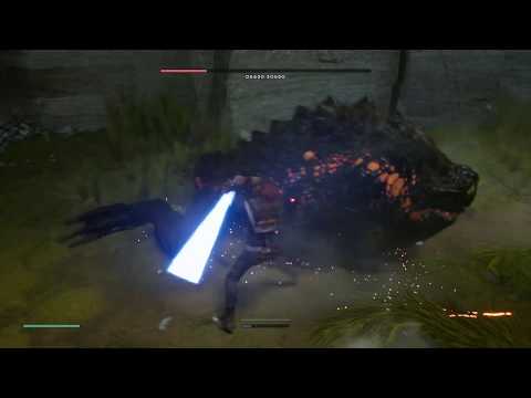 Jedi: Fallen Order - Oggdo Bogdo Bogano Start Miniboss (Jedi Grand Master/No Damage)