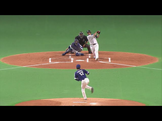 【1回裏】初回から4番のバットで決める!! ファイターズ・中田 先制タイムリー!! 2018/6/1 F-D