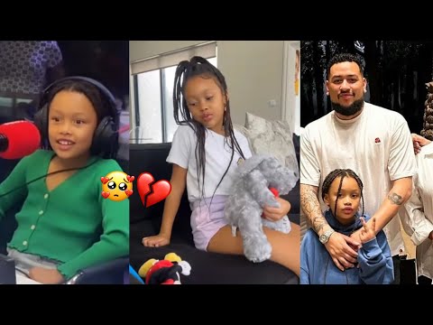 DJ Zinhle's New Heartbreaking video of AKA's Daughter Kairo Speaking on Her Feelings After AKA Death