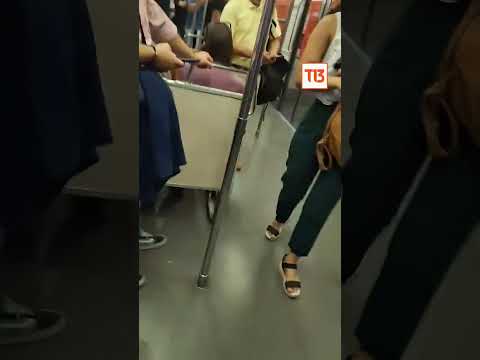 Encapuchados vandalizan todo un tren del Metro de Santiago en estación San Joaquín