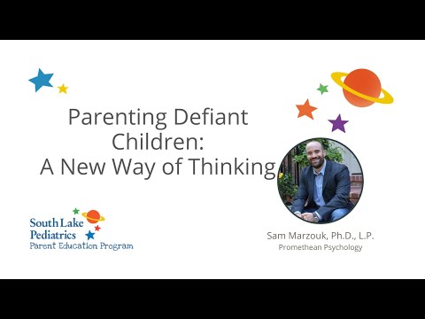 Parenting Defiant Children: A New Way of Thinking with Sam Marzouk, PhD, LP, Promethean Psychology