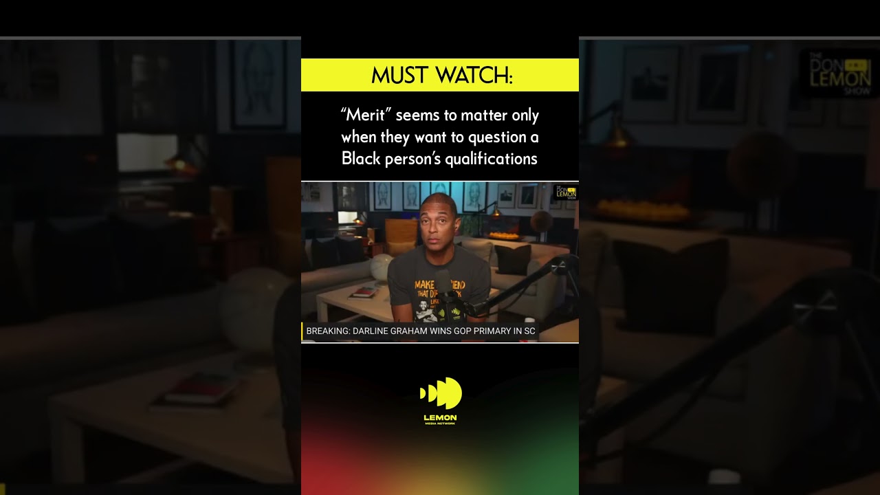 “Merit” seems to matter only when they want to question a Black person’s qualifications