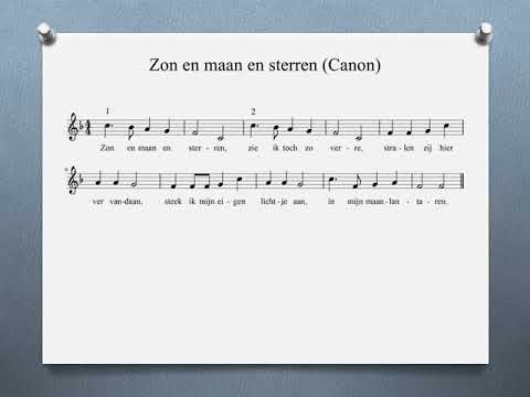 Zon en maan en sterren (Canon)