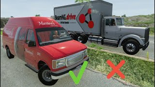 BeamNG Drive - Cars vs Speed Bumps Test #1  CarcrashbobMr77