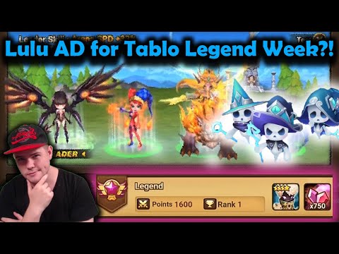 Lulu on Arena Defense for Tablo Legend Reward?! Summoners War