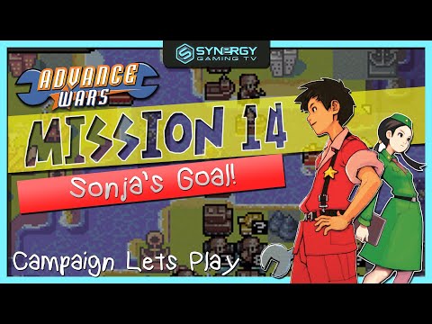 Mission 14: Sonja's Goal! - Lets Play Advance Wars, Campaign - Gameplay