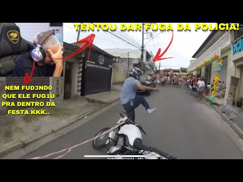 CORINGA reagindo ao CARA DANDO FUGA DA POLÍCIA PARA UMA FESTA!! |DuClips