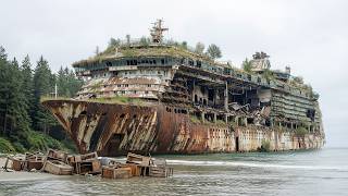 100 Years Old Abandoned Cruise Ship Transformed Into a Luxury Ocean Mansion | ASMR Transformation