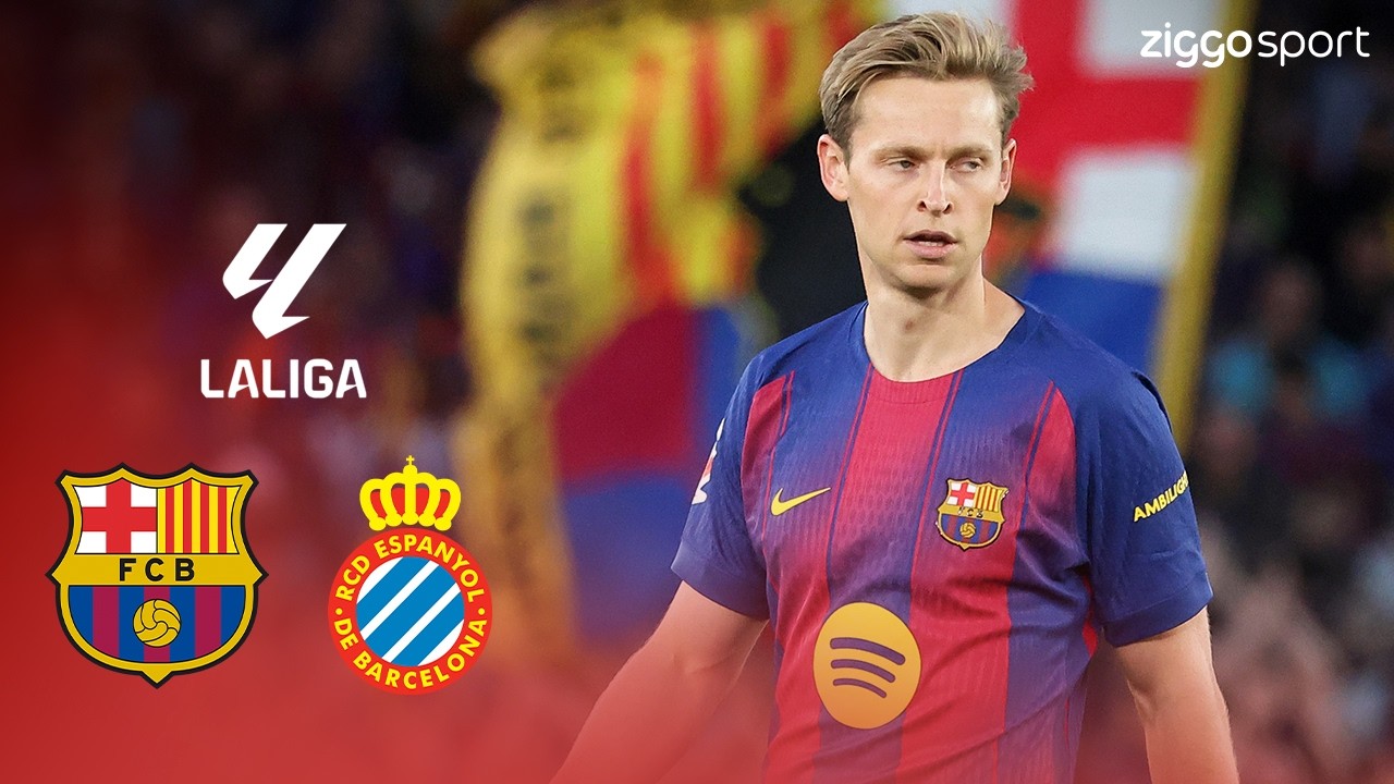 HEERLIJKE INVALBEURT FRENKIE DE JONG IN DE DERBI BARCELONÍ!! 😱😳 | Barça vs Espanyol | La Liga 25/26