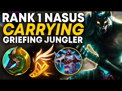 Carrying My Griefing Jungler With New Fimbulwinter! Season 12 Build | Carnarius | League of Legends