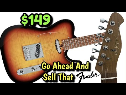 This FLAME MAPLE TOP Telecaster From Leo Jaymz Will Make You Re-Think Your Guitar Buying Decisions!!