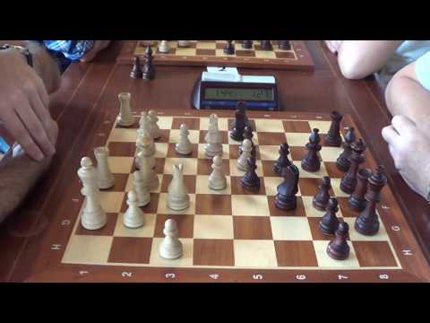GM Arturs Neiksans - GM Evgeny Sveshnikov, Sicilian Rossolimo Variation, live blitz chess